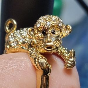Sold. 🐒 Monkey Ring by CBC. NWT. Size 8. So Cute!!! 🐒